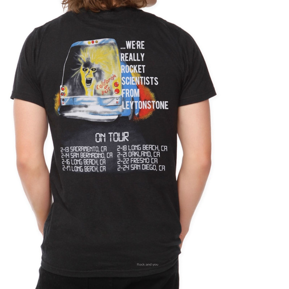 Iron Maiden California Or Bust metal rock Official T-shirt 2XL XXL NWT - Picture 4 of 5